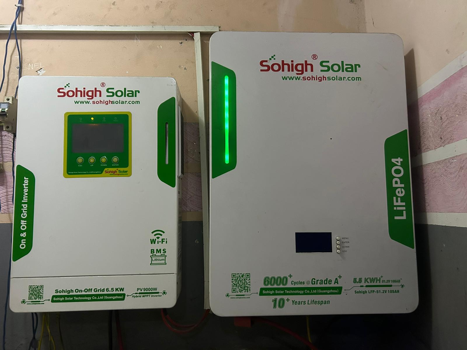 Onduleur et batterie de stockage solaire